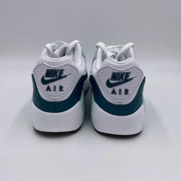 Nike Air Max 90 LTR White / Green Womens Shoes - Picture 4 of 8